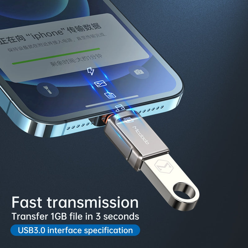 USB 3.0 to lightning OTG Adapter