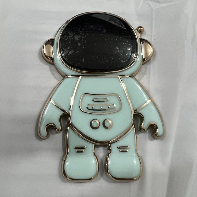 6D Electroplated Astronaut Folding Phone Stand