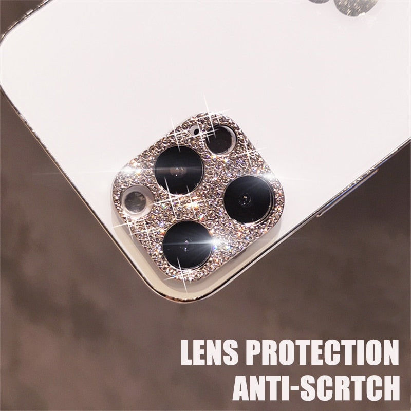 Shiny Bling Diamond Camera Lens Protector